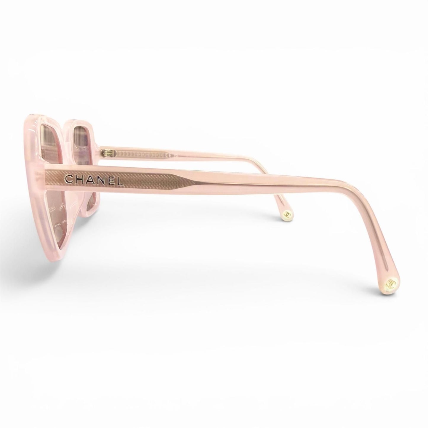 Chanel CC Logo Square Sunglasses Eyewear Clearance Demo Lens — view 4