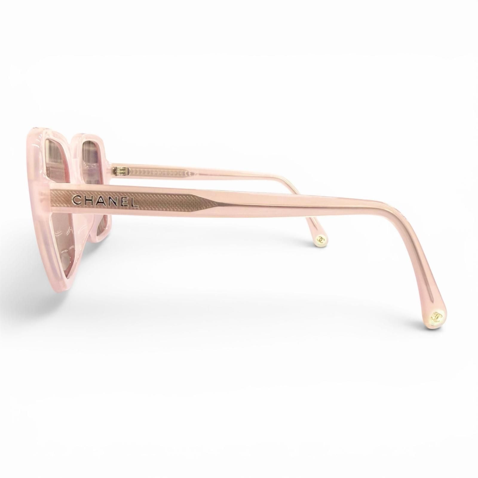 Chanel CC Logo Square Sunglasses Eyewear Clearance Demo Lens — view 4