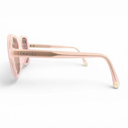 Chanel CC Logo Square Sunglasses Eyewear Clearance Demo Lens — view 4