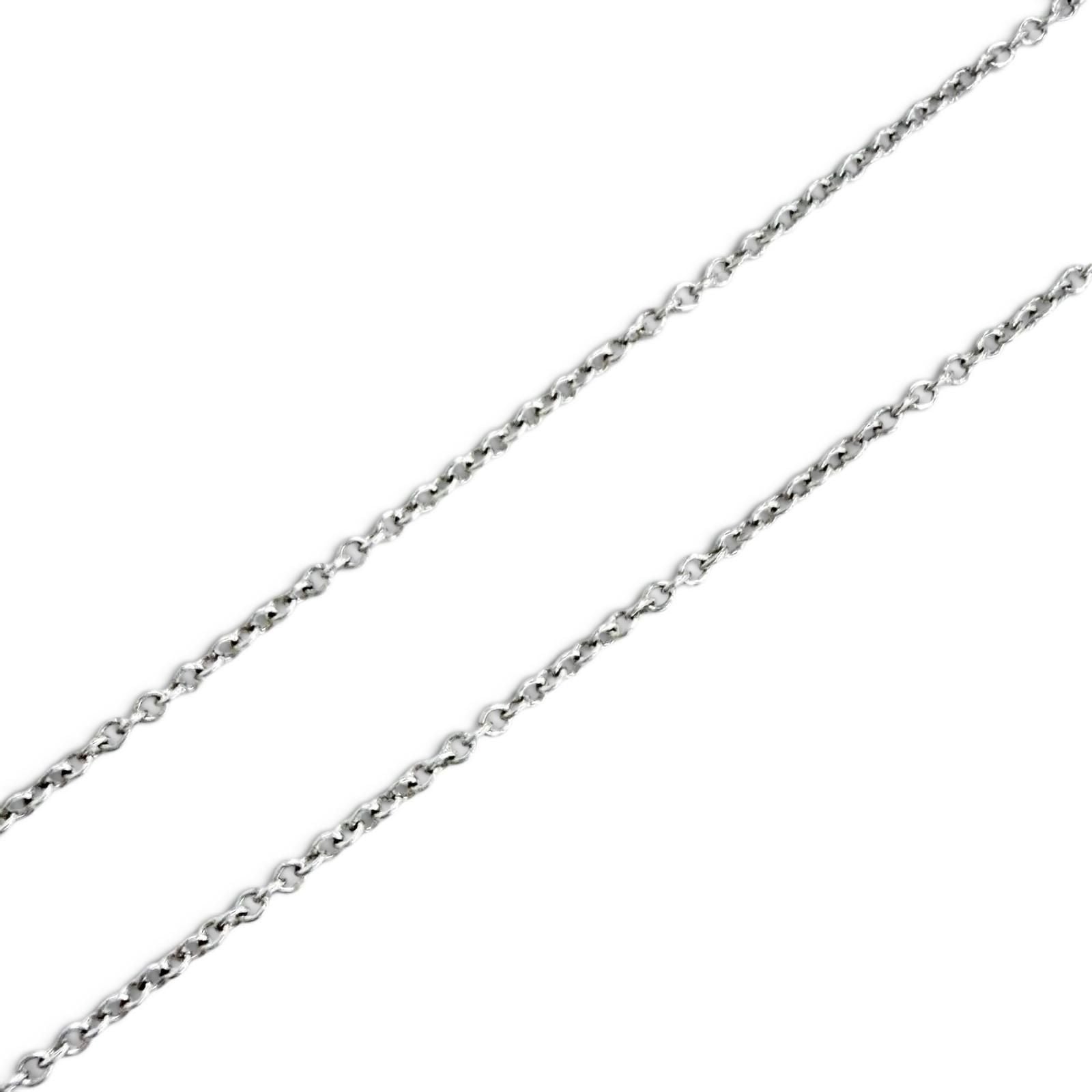 Tiffany & Co by the Yard Diamond Frame Diameter 5.0 Necklace Platinum — view 4