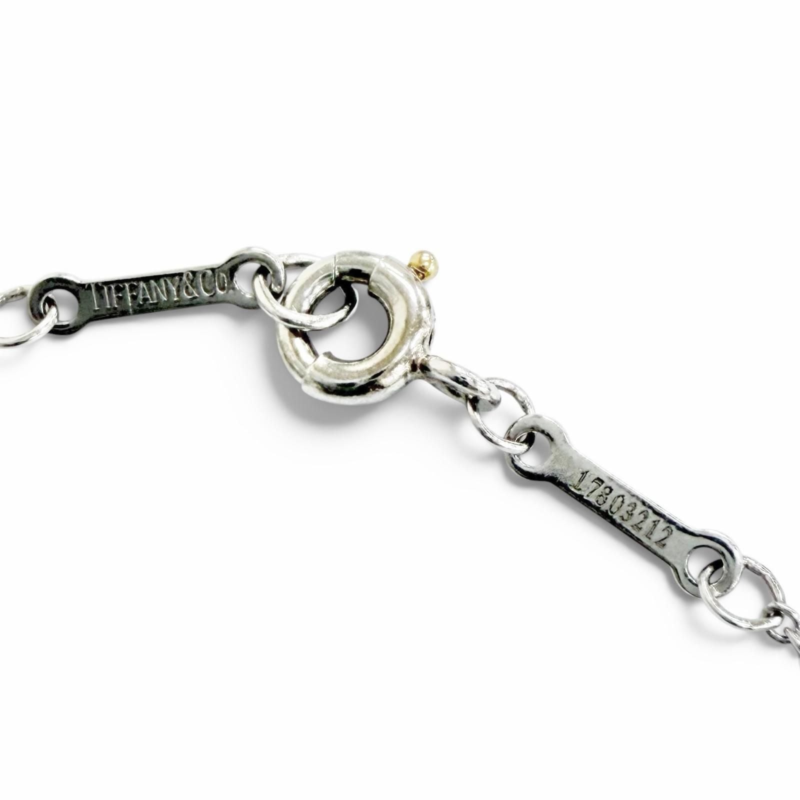 Tiffany & Co by the Yard Diamond Frame Diameter 5.0 Necklace Platinum — view 6