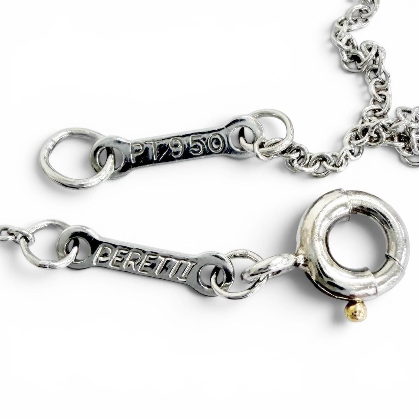 Tiffany & Co by the Yard Diamond Frame Diameter 5.0 Necklace Platinum — view 7