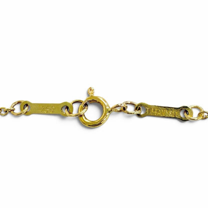 Tiffany & Co Open Heart Pendant 18k Gold Yellow — view 7