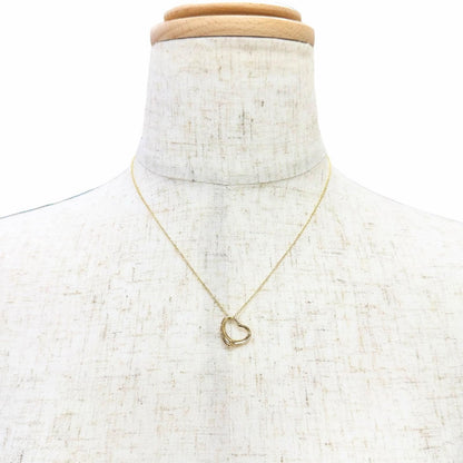 Tiffany & Co Open Heart Pendant 18k Gold Yellow — view 3
