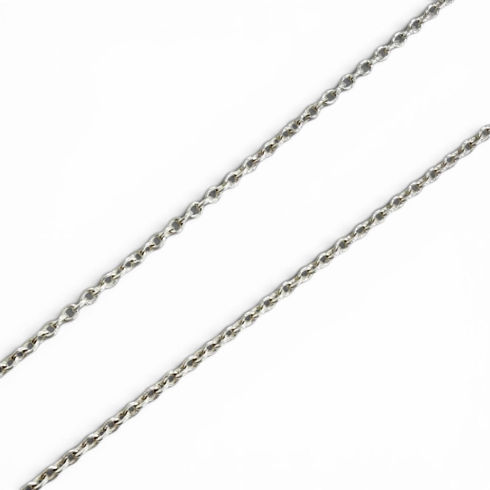 Tiffany & Co by the Yard 925 Pink Saffiano Pendant Silver — view 4