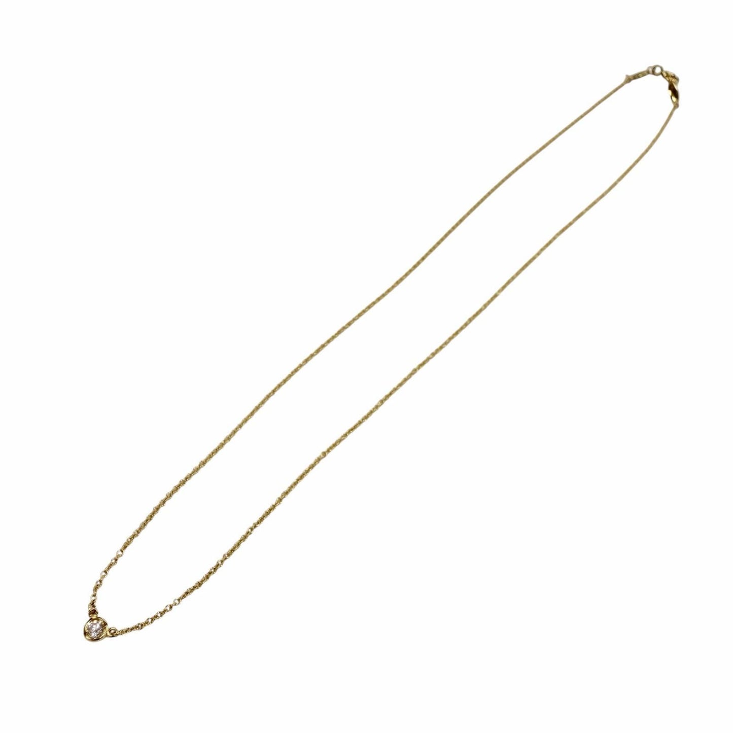 Tiffany & Co by the Yard Elsa Peretti 750 Diamond Diameter 3.4 Necklace Yellow — view 4