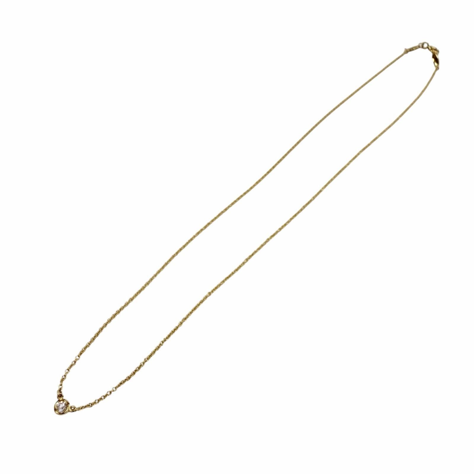 Tiffany & Co by the Yard Elsa Peretti 750 Diamond Diameter 3.4 Necklace Yellow — view 4