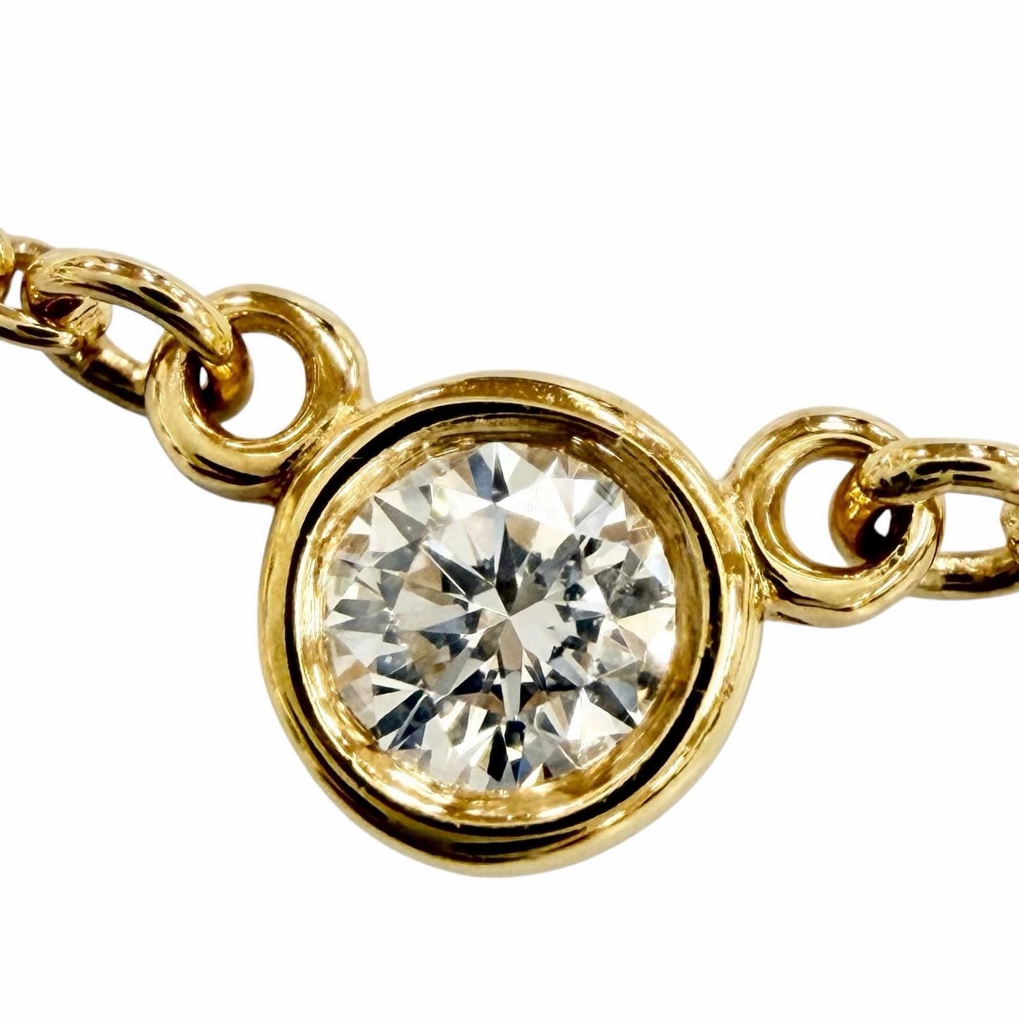 Tiffany & Co by the Yard Elsa Peretti 750 Diamond Diameter 3.4 Necklace Yellow — view 2