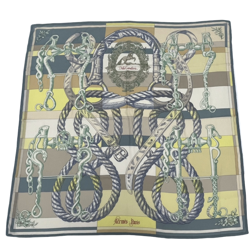 Hermes Carre 140 Large Della Cavalleria Scarf Cashmere Multicolor