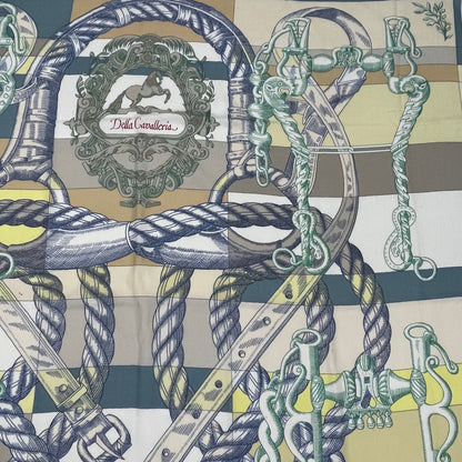Hermes Carre 140 Large Della Cavalleria Scarf Cashmere Multicolor — view 3