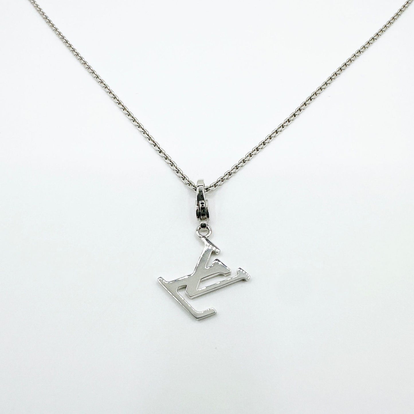 Louis Vuitton White Gold Necklace 39 cm — view 7