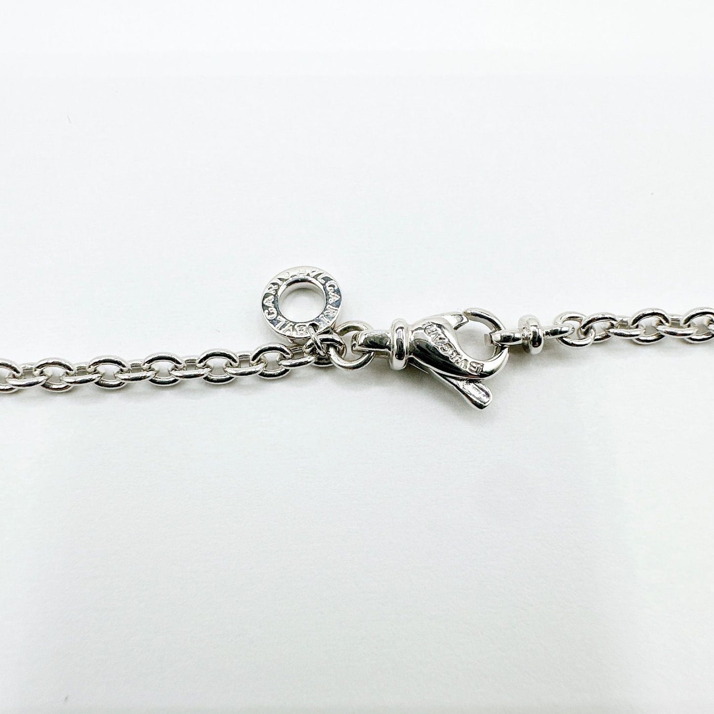 Bvlgari Diamond White Gold Necklace 43 cm — view 6