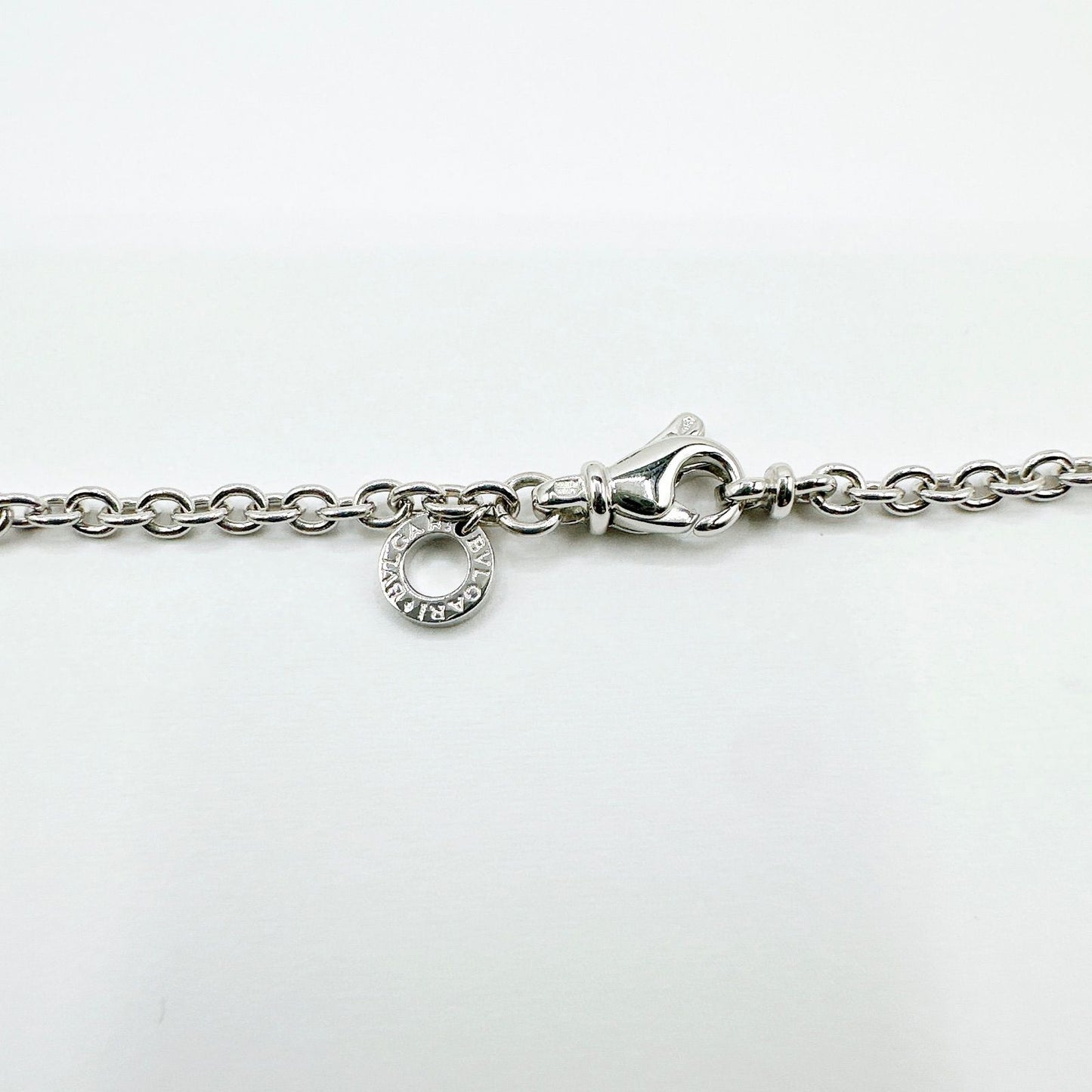 Bvlgari Diamond White Gold Necklace 43 cm — view 7