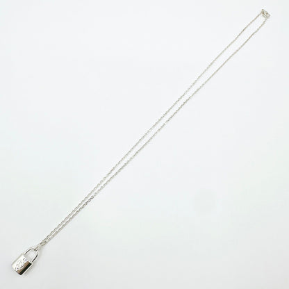 Louis Vuitton Lockit Silver Necklace 50 cm — view 6