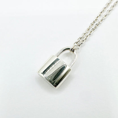 Louis Vuitton Lockit Silver Necklace 50 cm — view 2