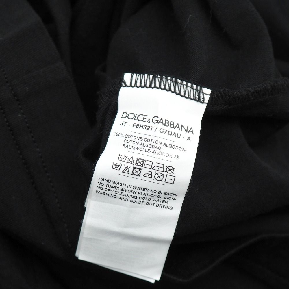 Dolce & Gabbana Short Sleeve T-Shirt 36 Ros Ae D&G Rose — view 8