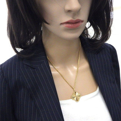 Van Cleef & Arpels Long Necklace Vintage Alhambra Guilloche 18k Yellow Gold — view 8