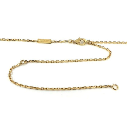 Van Cleef & Arpels Long Necklace Vintage Alhambra Guilloche 18k Yellow Gold — view 3