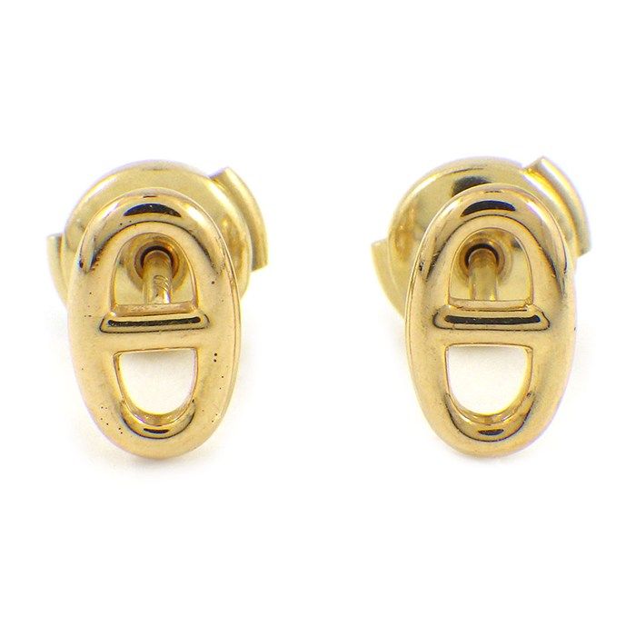 Hermes Earrings Chaine D'ancre Farandole 18k Yellow Gold