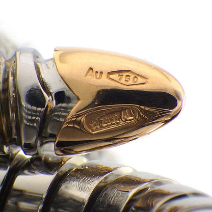 Bvlgari Ring Tubogas Serpenti Spiral Snake Diamond 18k Pink Gold SS — view 3