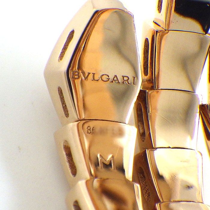 Bvlgari Ring Serpenti Vipa Diamond Total 18k Pink Gold — view 3