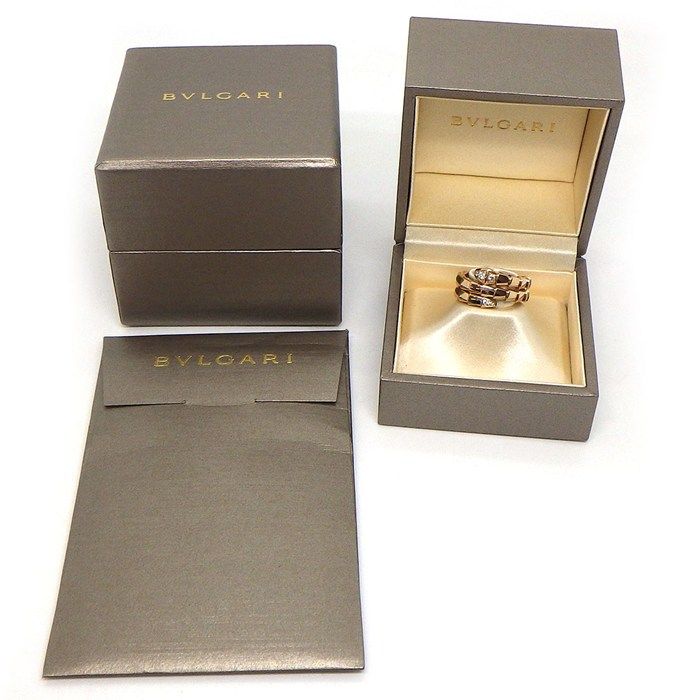Bvlgari Ring Serpenti Vipa Diamond Total 18k Pink Gold — view 8