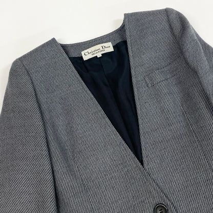 Dior Color Jacket Wool L Gray — view 4
