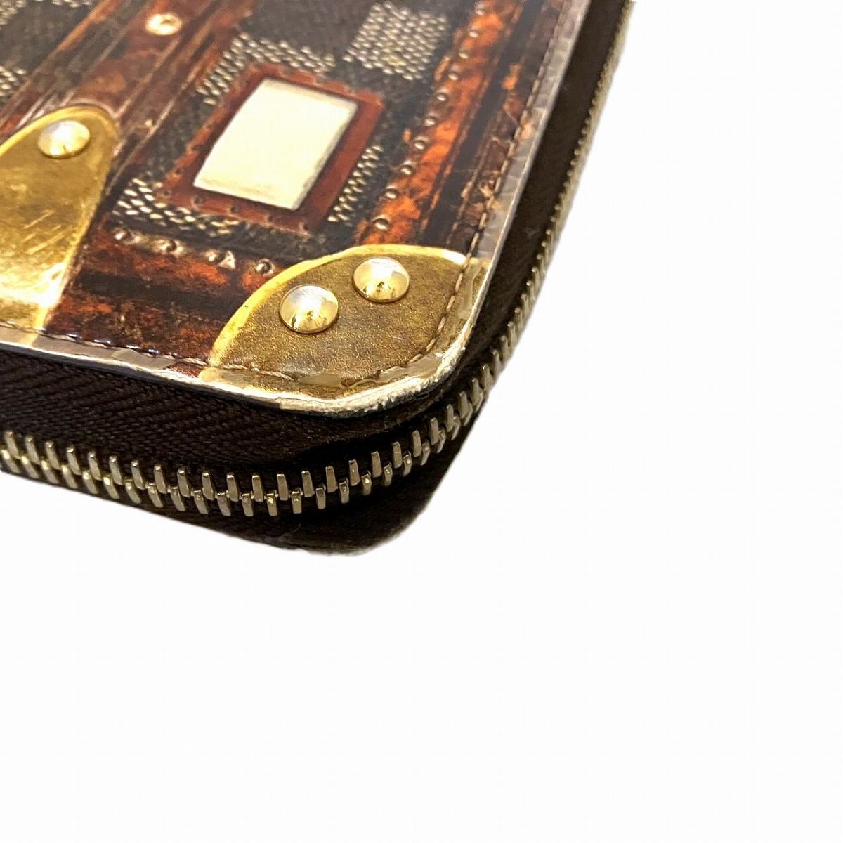 Louis Vuitton Trompe Rouille Zippy Wallet Canvas — view 8