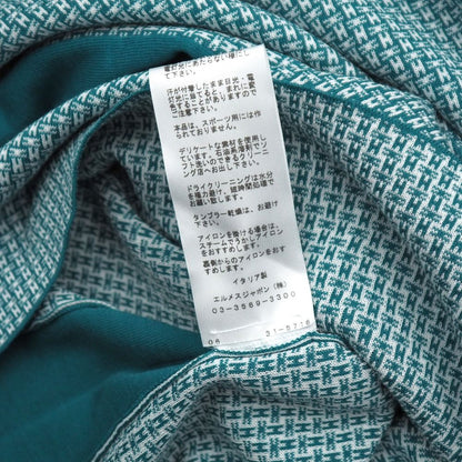 Hermes Short Sleeve Shirt XL Pattern Cotton Knit Sweater — view 6