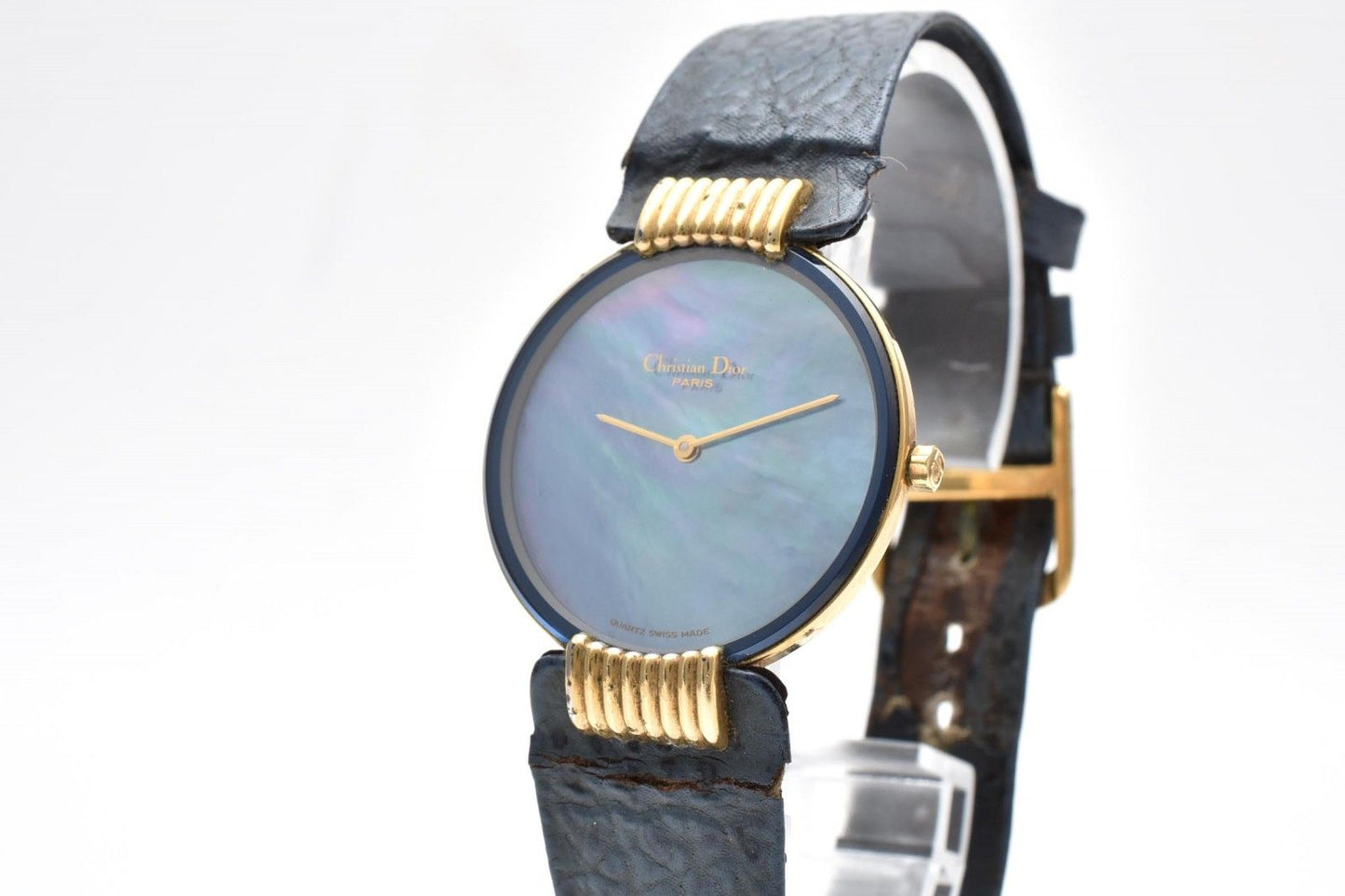 Dior Bagheera Watch Blue Dial Quartz Gold