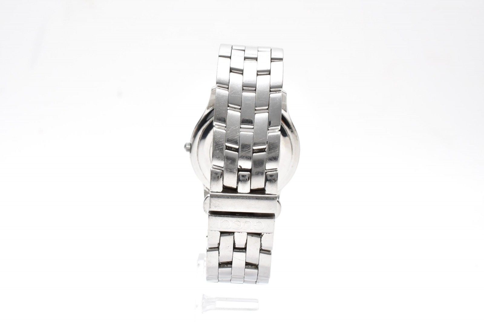 Gucci Watch Quartz Silver Dial Roman Index Date Stainless Steel — view 5