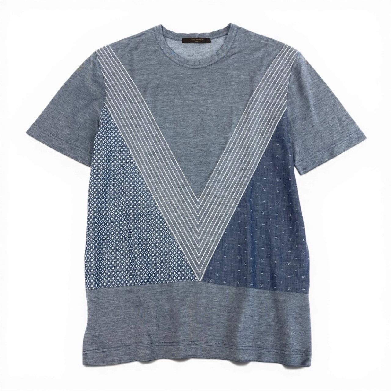 Louis Vuitton Patchwork Monogram Top Stitch Shirt — view 2