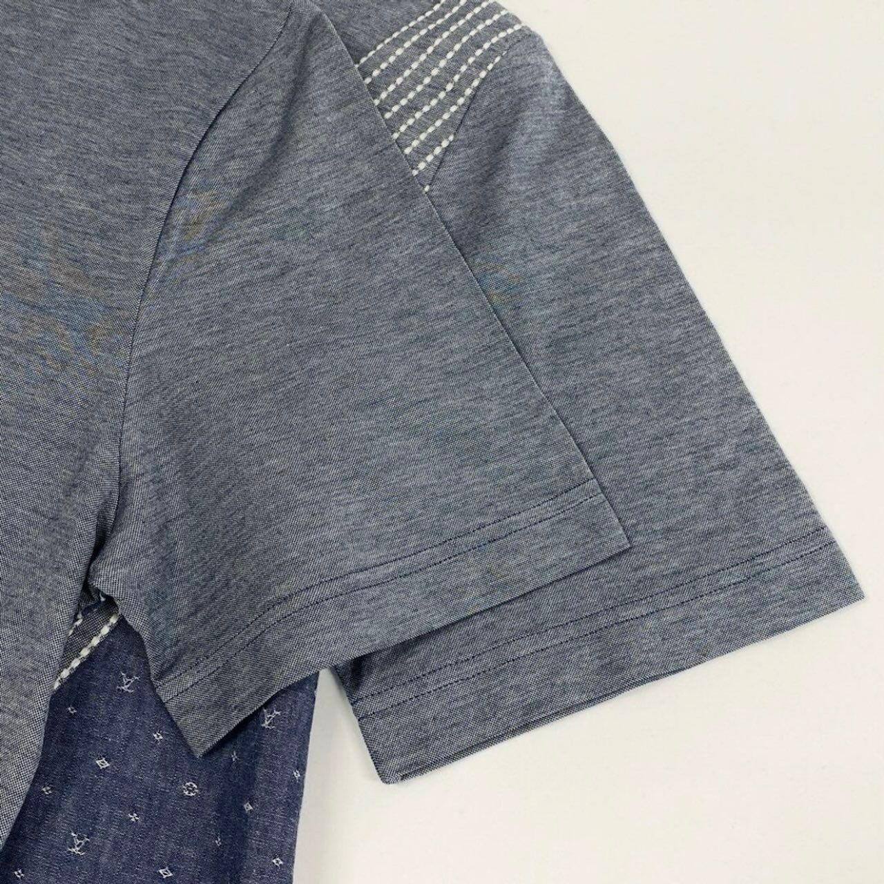 Louis Vuitton Patchwork Monogram Top Stitch Shirt — view 6