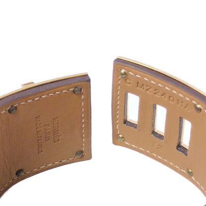 Hermes Tall Bracelet Beige Alloy Plated — view 5