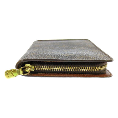 Louis Vuitton Monogram Porto Viemones Zip Around Wallet Brown — view 3
