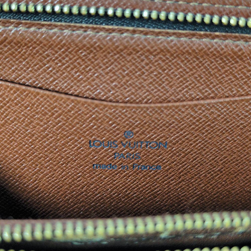 Louis Vuitton Monogram Porto Viemones Zip Around Wallet Brown — view 6