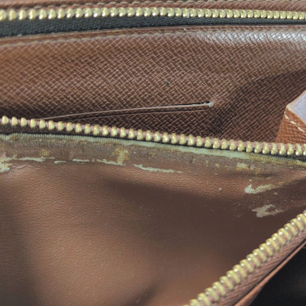 Louis Vuitton Monogram Porto Viemones Zip Around Wallet Brown — view 8