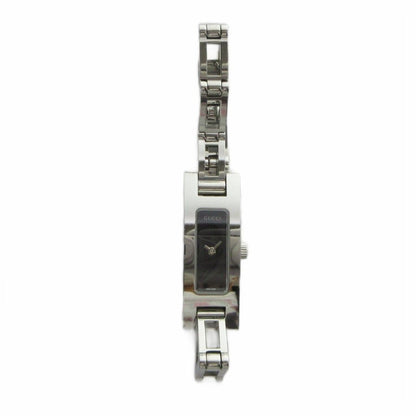 Gucci Watch Quartz Black Dial Square Silver — view 2