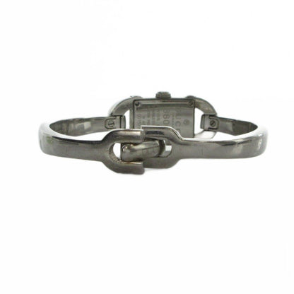 Gucci Watch Quartz Bangle Square Logo Silver — view 3