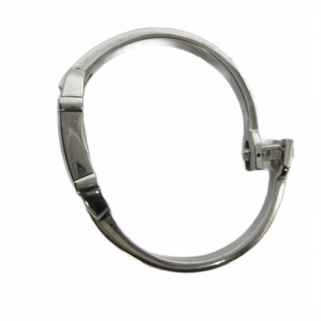 Gucci Watch Quartz Bangle Square Logo Silver — view 6
