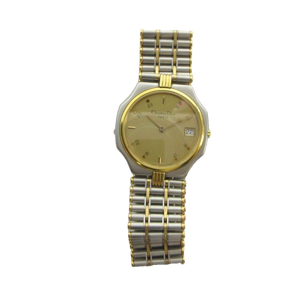 Dior 45 14 01 Watch Quartz Carre Date Silver — view 2