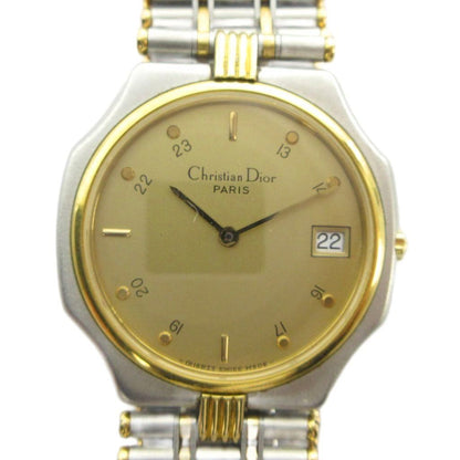 Dior 45 14 01 Watch Quartz Carre Date Silver