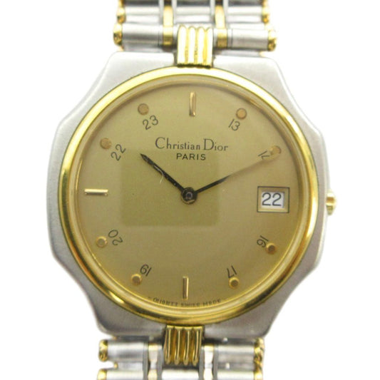 Dior 45 14 01 Watch Quartz Carre Date Silver