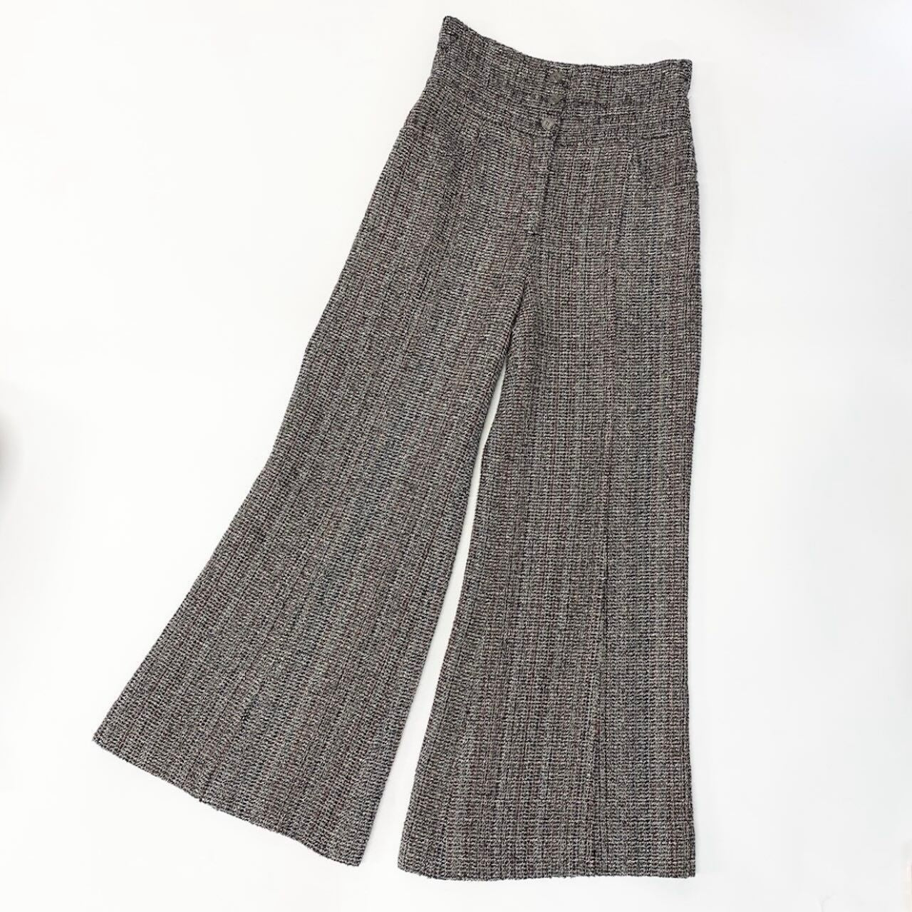 Chanel Vintage Tweed Set Tailored Jacket Bottom Pants Set — view 7