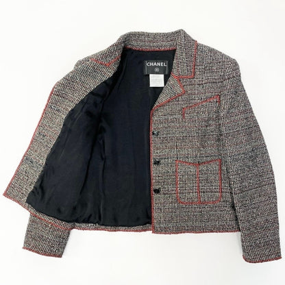 Chanel Vintage Tweed Set Tailored Jacket Bottom Pants Set — view 5