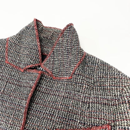 Chanel Vintage Tweed Set Tailored Jacket Bottom Pants Set — view 6