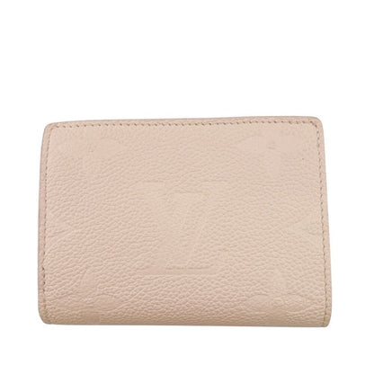 Louis Vuitton Portefeuille Clair Empreinte Leather Trifold Wallet White — view 2