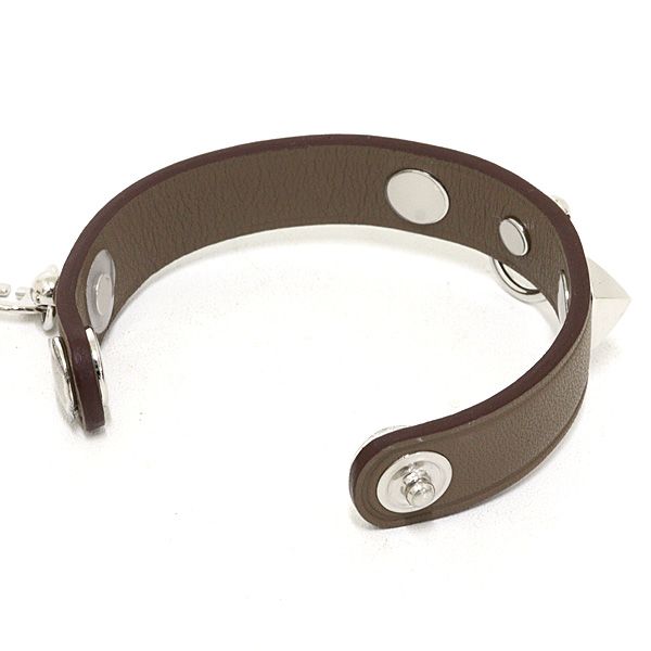 Hermes Glove Holder Rival Etoupe Vo Swift Crew Medall Bag Charm — view 2