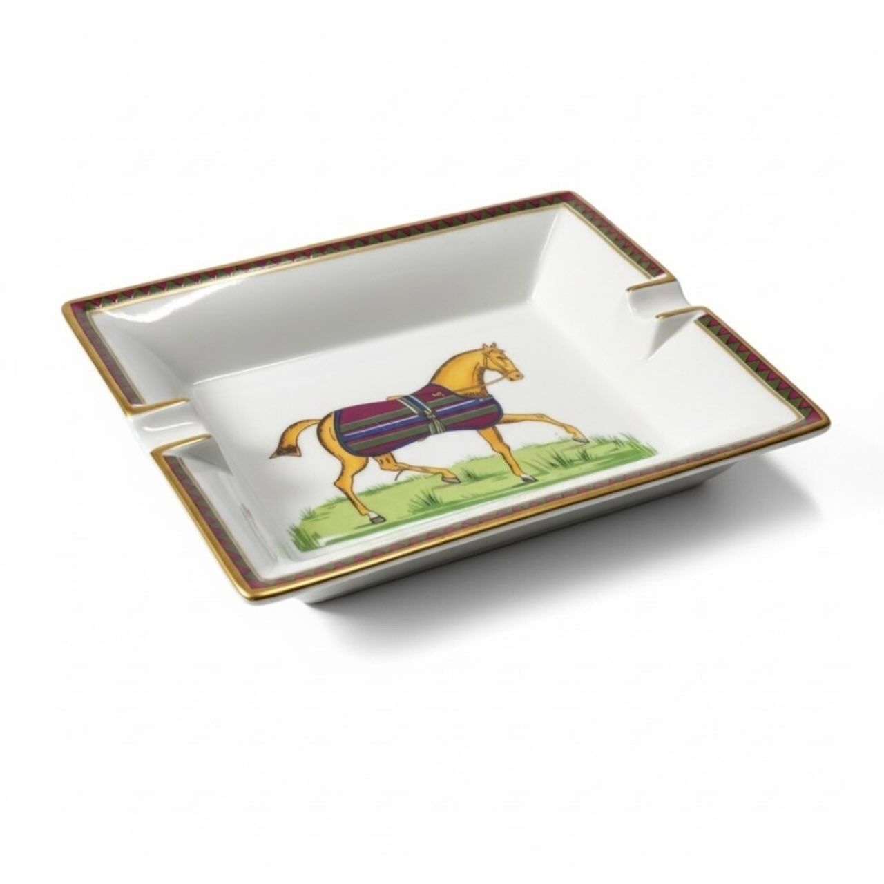 Hermes Cigar Ashtray Horse Ceramic