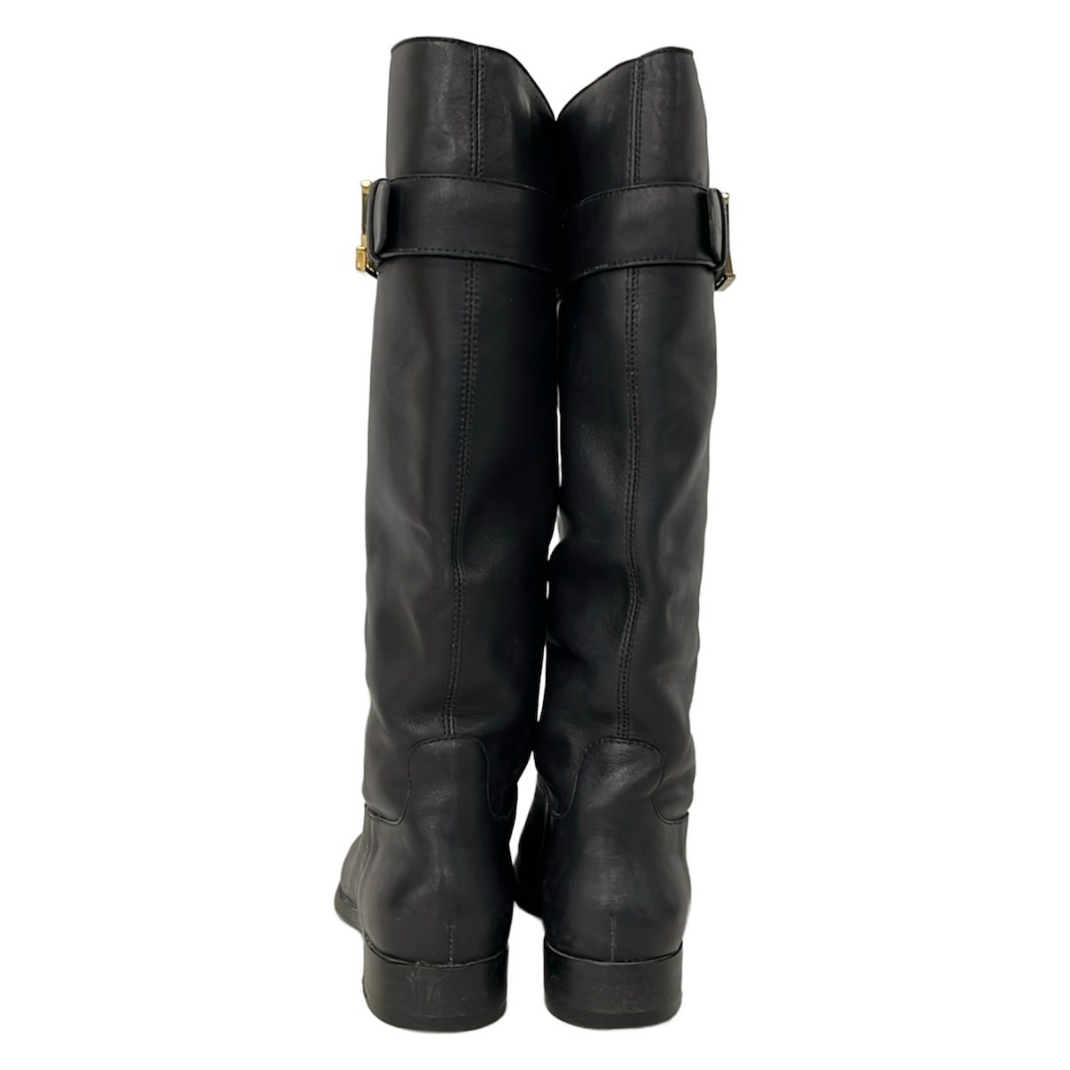 Louis Vuitton Long Boots 37 Black Gold Leather — view 3